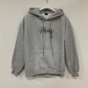 Stussy Grey thickened hoodie